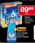Finish Powerball Dishwasher Tablets-42's