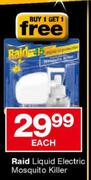 Raid Liquid Electric Mosquito Killer