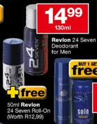 Revlon 24 Seven Deodorant for Men-130ml