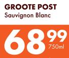 Groote Post Sauvignon Blanc-750ml