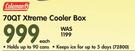 Coleman 70QT Xtreme Cooler Box Each