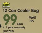 Camp Master 12 Can Cooler Bag Each