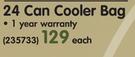 Camp Master 24 Can Cooler Bag Each