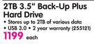 Seagate 2TB 3.5" Back-Up Plus Hard Drive