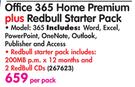 Microsoft Office 365 Home Premium+ Redbull Starter Pack-Per Pack