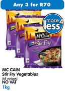 Mccain Stir Fry Vegetables(All Variants)-3x1Kg