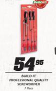 Build It Professional Quality Screwdriver-7 Piece