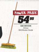 GB6 Broom-305mm With Wooden Handle
