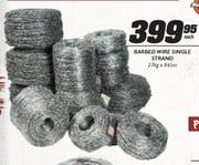 Barbed Wire Single Strand-27kgx845m Each