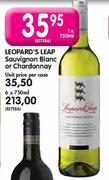 Leopard's Leap Sauvignon Blanc Or Chardonnoy-6x750ml