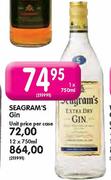 Seagram's Gin-12x750ml