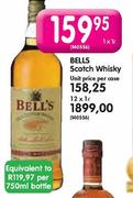 Bells Scotch Whisky-12x1ltr