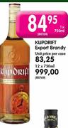 Klipdrift Export Brandy-750ml