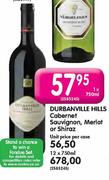 Durbanville Hills Cabernet Sauvignon,Shiraz Or Merlot-12x750ml