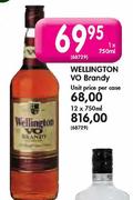 Wellington Vo Brandy-12x750ml