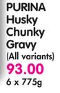 Purina Husky Chunky Gravy(All Variants)-6x775g