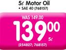Castrol 5L Motor Oil SAE 40-Each