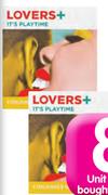 Lovers Plus Condoms(Coloured And Flavoured)-24x3's