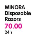Minora Disposable Razors-24's