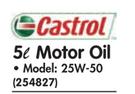 Castrol 5L Motor Oil 25w-50