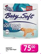 Babysoft 2-Ply Toilet Paper-18's