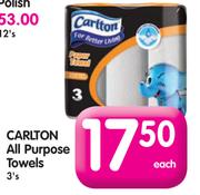 Carlton All Purpose Towels-3's