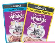 Whiskas Cat Food Pouches(All Flavours)-12's