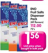 Eno Fruit Salts Dispenser Pack (All Flavours)-72's