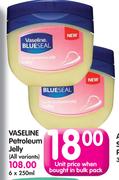 Vaseline Petroleum Jelly (All Variants)-6 x 250ml