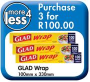 Glad Wrap-100mm x 330mm 