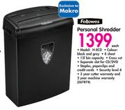 Fellowes Personal Shredder H-8CD