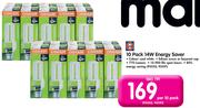 10 Pack 14W Energy Saver