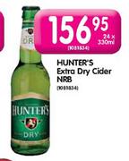 Hunters Extra Dry Cider-24 x 330ml