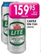Castle Lite Can-24 x 440ml