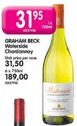 Graham Beck Waterside Chardonnay-Unit Price Per Case