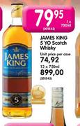 James King 5 Yo Scotch Whisky-12 x 750ml