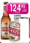 Castl Lager NRB/Can-24 x330ml