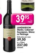 Landskroon Merlot,Cabernet Sauvignon,Shiraz Or Pinotage-6 x 750ml