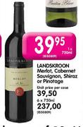 Landskroon Merlot,Cabernet Sauvignon,Shiraz Or Pinotage-1 x 750ml