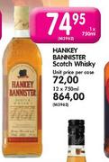 Hankey Bannister Scotch Whisky-Unit Price Per Case 