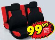 Q Premium Santiago Seat Cover Set-6 Piece
