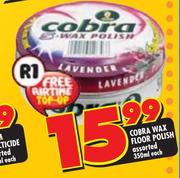 Cobra Wax Floor Polish Assorted-350ml