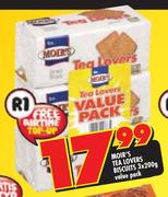 Moir's Tea Lovers Biscuits-3x200g Value Pack