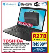 Toshiba CEL2/500  Notebook
