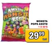 Monsta Pops Asstd-50's