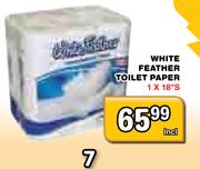 White Feather Toilet Paper-1 x  18's