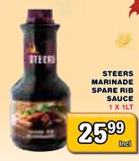 Steers Marinade Spare Rib Sauce-1 Lt
