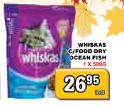 Whiskas c/Food Dry Ocean Fish-500g