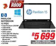 HP Pavilion Notebook 15PDC