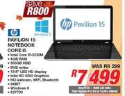 HP Pavilion 15 Notebook Core I5